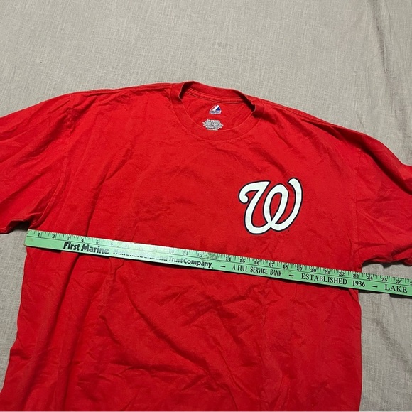 2009 Washington Nationals Michael Morse #38 Tee Majestic MLB Size 2XL - Picture 6 of 8